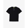 Off-white Kids Graphic-print Crewneck T-shirt In Black