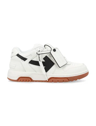 Off-white Black 100% Leather Out Of Office Sneaker For Women