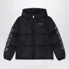 Off-white Off White™ 黑色拉链羽绒夹克 In Black
