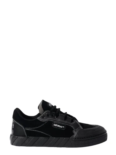 OFF-WHITE OFF WHITE BLACK 779 VULCANIZED LEATHER SNEAKERS