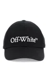 OFF-WHITE OFF WHITE EMBROIDERED LOGO BASEBALL CAP WITH