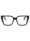 Off-white Black Acetate Glasses In Black