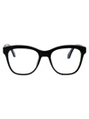 Off-white Black Acetate Glasses In Black