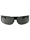 Off-white Black Acetate Sunglasses In Black
