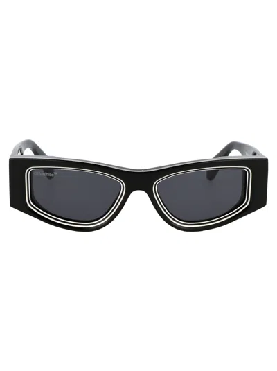 Off-white Black Acetate  Sunglasses