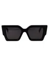Off-white Black Acetate Sunglasses