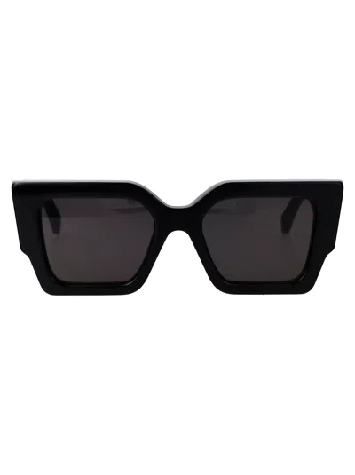 Off-white Black Acetate Sunglasses