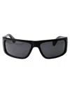 Off-white Solid Color Bologna Sunglasses With Contrasting Logo