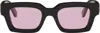 Off-white Virgil Rectangular Sunglasses In Black Pink