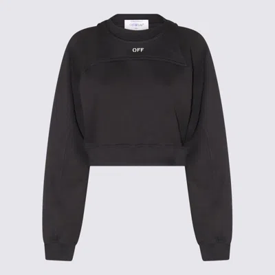Off-white Black And White Cotton Sweatshirt