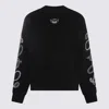 OFF-WHITE OFF-WHITE BLACK AND WHITE COTTON SWEATSHIRT