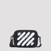 Off-white Black And White Diag Spray Polyamide Camera Bag In Multi