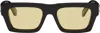 Off-white Manchester Square-frame Sunglasses In Black Yellow