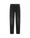 Off-white Man Jeans Steel Grey Size 31 Cotton In Black