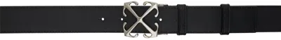 Off-white Black Arrow Belt In Black No Color