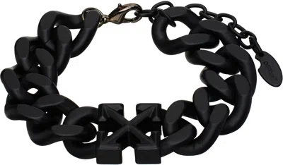 Off-white Black Arrow Bracelet In Black Black - No Co