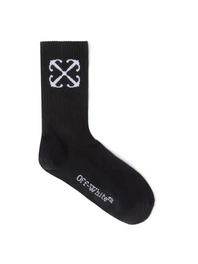 OFF-WHITE BLACK ARROW MID SOCKS