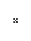Off-white Black Arrow Mono Earring In Black