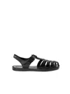 Off-white Black Arrow Pvc Flat Sandals In Black
