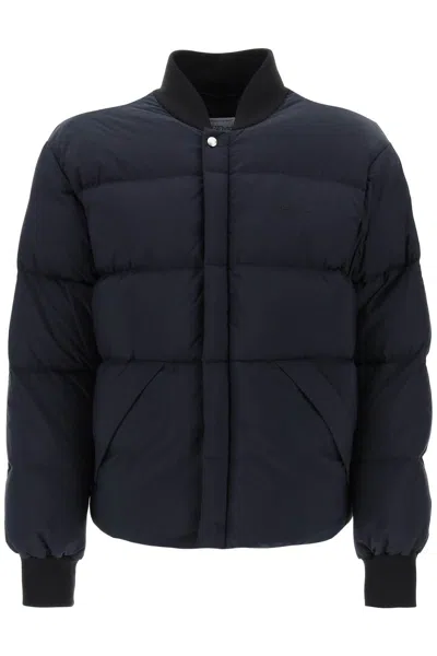 Off-white Black Arrow Short Puffer Jacket For Men From 's Ss24 Wardrobe Collection In Blue