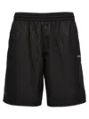 Off-white Arrows-motif Drawstring Swim Shorts In Black