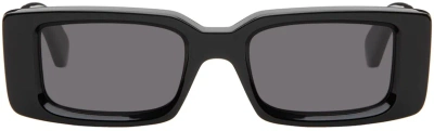 Off-white Black Arthur Sunglasses In Black Dark Grey