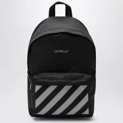 Off-white Kids' Black Backpack With Logo