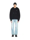 Off-white Caravaggio Arrow Over Hoodie In Black