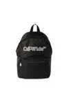 Off-white Bookish Logo-print Backpack In Black