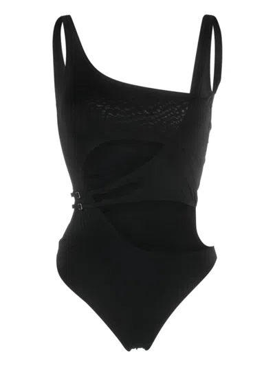 OFF-WHITE BLACK BLACK METEOR SWIMSUIT