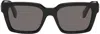 Off-white Black Silverstone Sunglasses In Black Dark Grey