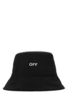 Off-white Black Bucket Hat With Off Writing