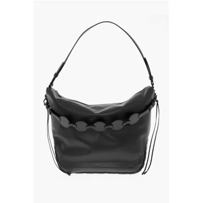 Off-white Black Calfskin Shoulder Bag