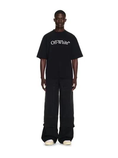 Off-white Canvas Carpenter Pants In Black