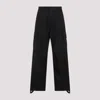 Off-white Seasonal Nylon Patch Peach Baggy Sweatpants In Black