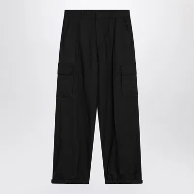 Off-white Black Cargo Trousers Men