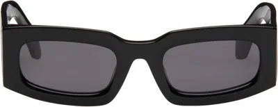 Off-white Black Cary Sunglasses In Black Dark Grey