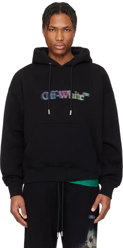 Off-white Black Col S. Matthew Hoodie In Black - Multi