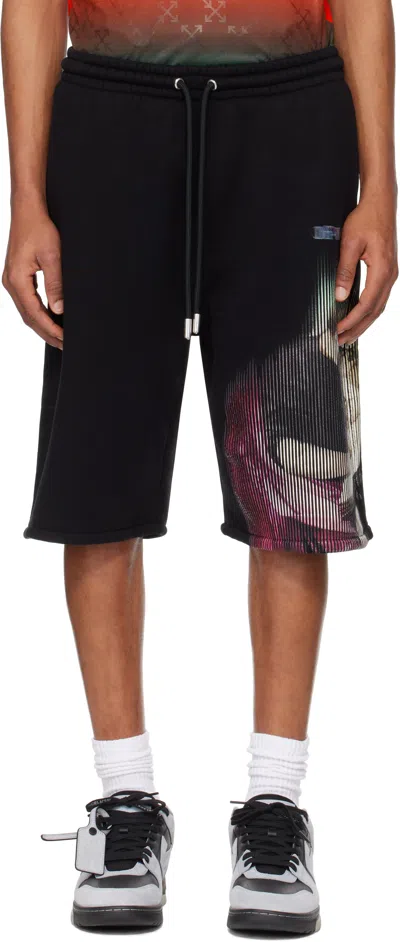 OFF-WHITE BLACK COL S. MATTHEW SKATE SHORTS