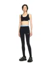 Off-white Black Color Block Bra In Black