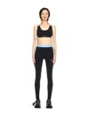 Off-white Black Color-block Leggings In Black