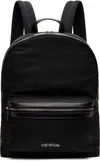 Off-white Black Core Round Backpack In Black No Color
