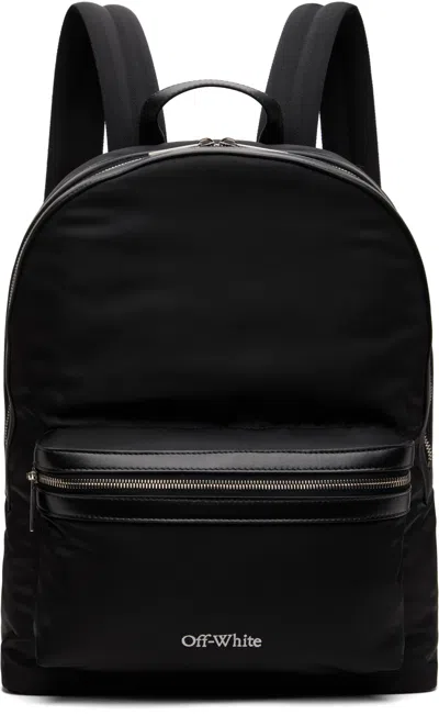 Off-white Black Core Round Backpack In Black No Color