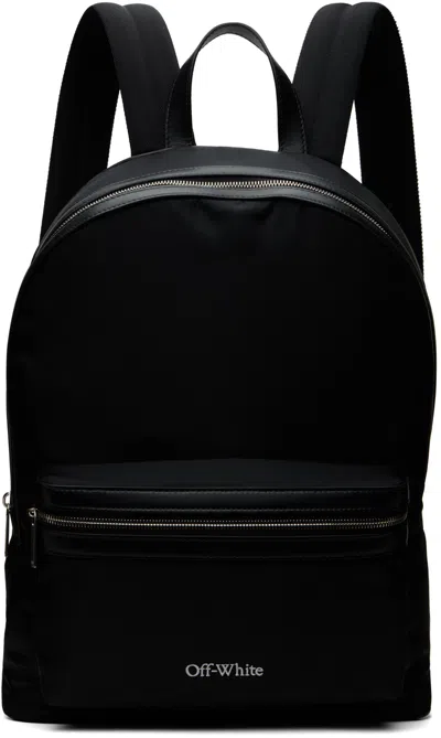 Off-white Black Core Round Backpack In Black No Color