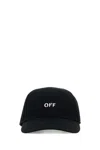Off-white Black Cotton Baseball Cap