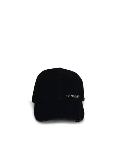 Off-white Black Cotton Cap