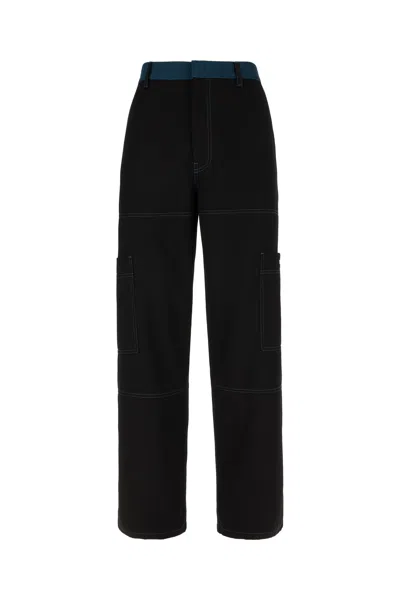 Off-white Black Cotton Cargo Pants