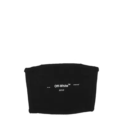 Off-white Black Cotton Facemasks