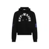 OFF-WHITE BLACK COTTON FOOTBALL OVER HOODIE