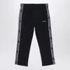 Off-white Bookish Logo Band Track Pants In Black